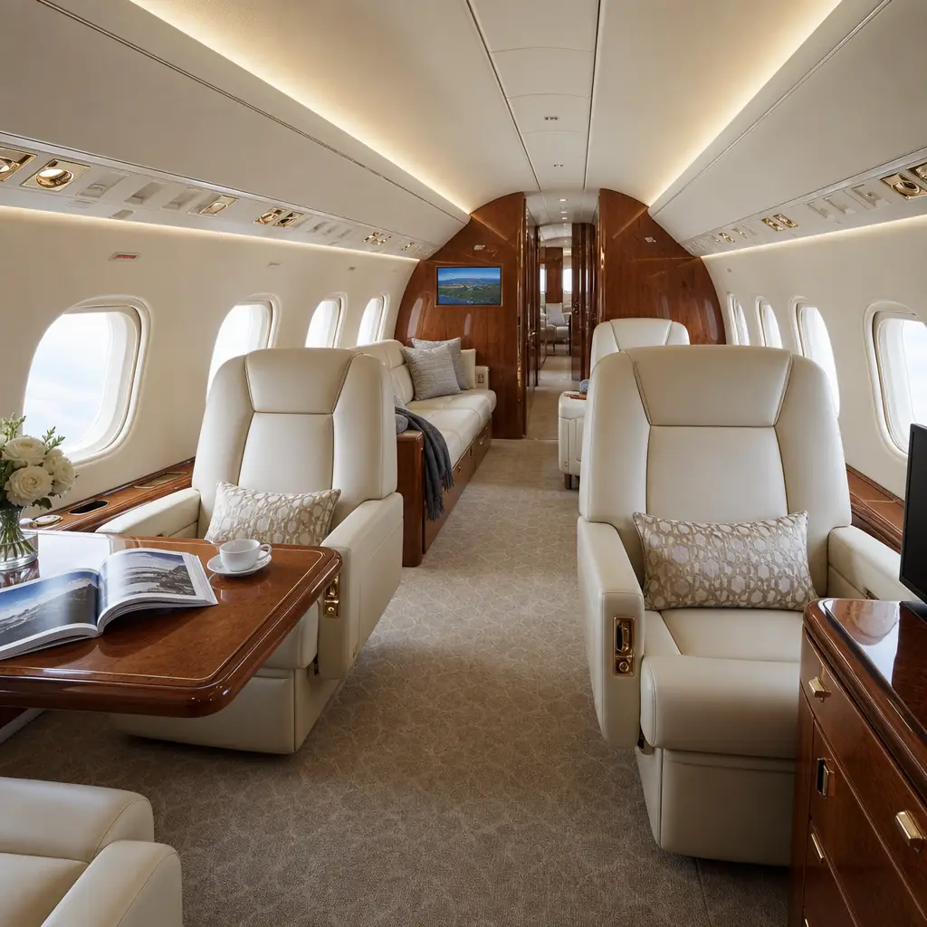 Private Jet Cabin